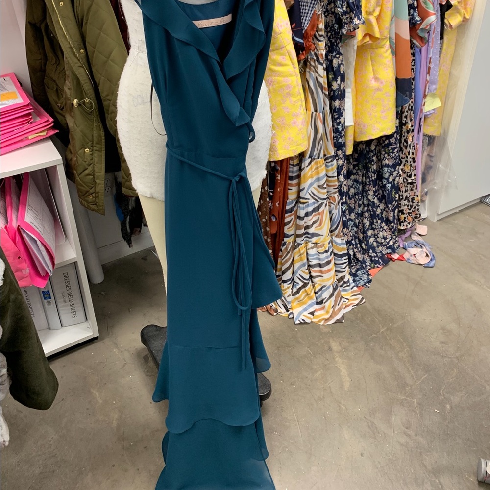 Jenny yoo Caspian Sea Maxi Dress